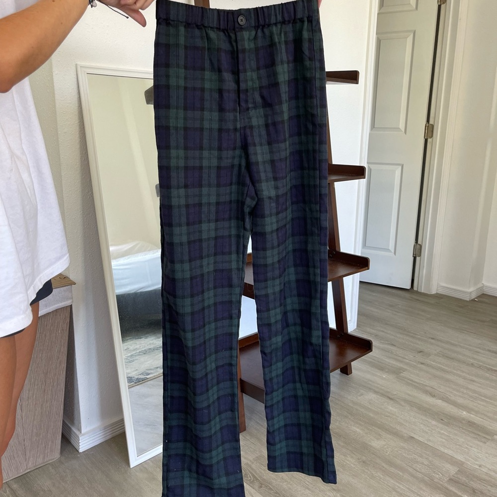 brandy melville flannel pants